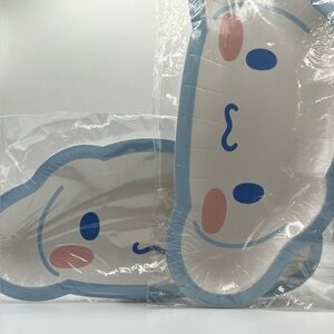 Sanrio Cinnamoroll Big Face Paper Plate Set